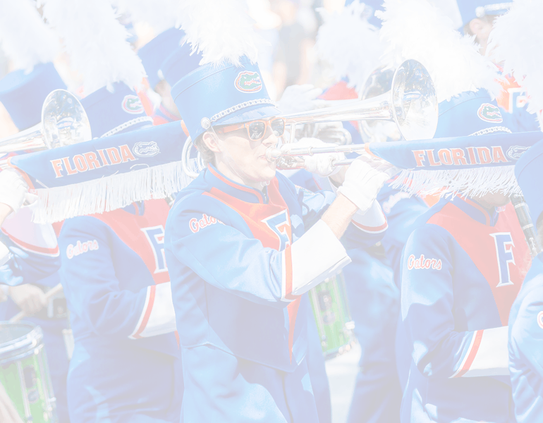 background image uf home coming marching band